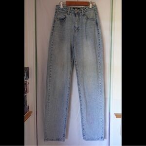 White Fox | High Rise Straight Leg Jeans | Size SM